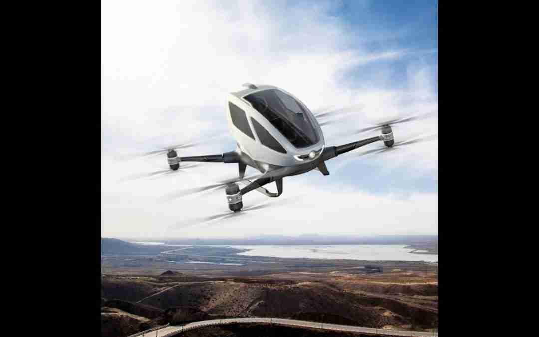 E hang electric aircraft. New intelligent evtol aircraft. #shorts #innovation #evtol