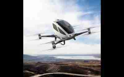 E hang electric aircraft. New intelligent evtol aircraft. #shorts #innovation #evtol