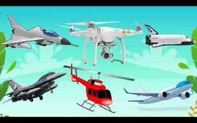 Name of Air vehicles In English | learn air vehicles name