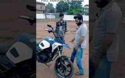 പ്രീ ഡിഗ്രിക്കാരൻ നിർമിച്ച ഇലക്ട്രിക്ക് ബൈക്ക് #shorts