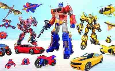 Grand Robot Bike Transform City Attack | Android iOS Gameplay