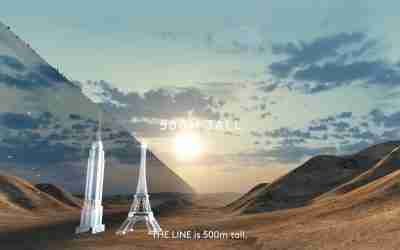 Saudi Arabia THE LINE CITY Under Construction