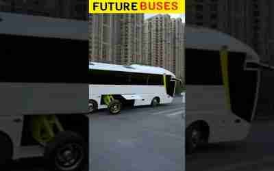 FUTURE BUS TECHNOLOGY | FUTURE CONCEPT | PROBLEM SOLVED #future #shorts #technology (2)