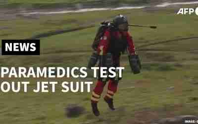 Flying doctors: UK air ambulance tests paramedic jet suit | AFP