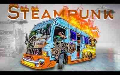 Steampunk matatu: a futuristic twist on public transportation in nairobi