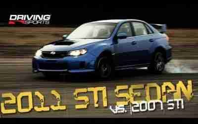 Driving Sports TV – 2011 Subaru WRX STI Sedan vs. 2007 STI
