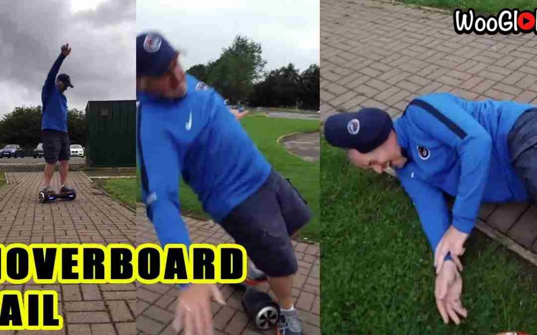 Old Man Fail On Hoverboard