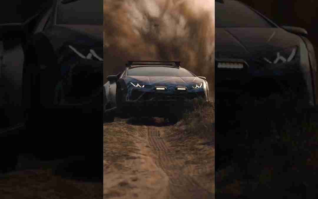 When your off-road car is a Lamborghini 😍🥵 | #shorts #youtubeshorts