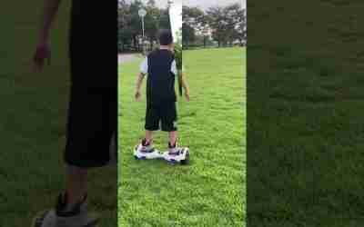 Driving an electric self balancing hoverboard#7 yes.old#shortvideo  #short #reel @Ellaniel's Channel