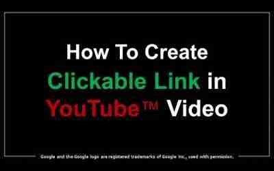 How to Create Clickable Link in YouTube Video