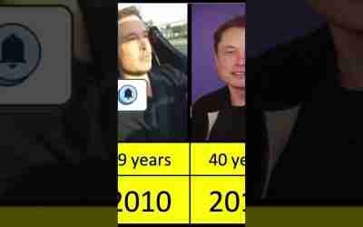 Elon Musk from 1995 to 2023 #elonmusk