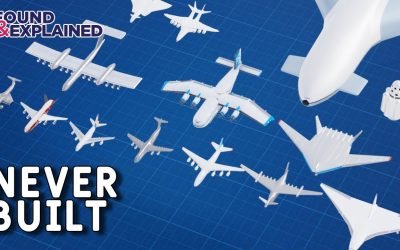 40 Biggest NEVER BUILT Aircraft concepts! 100th Video Special!