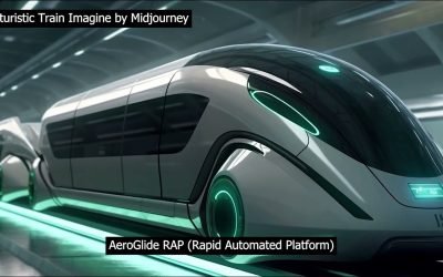 Redefining Rail Travel: Futuristic Train Vision by Midjourney!