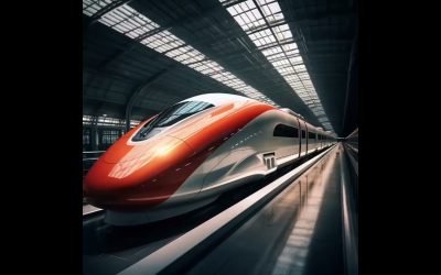 Modern High-Speed Train, Bullet-Train, Maglev Train Design Concepts for Railway Organizations