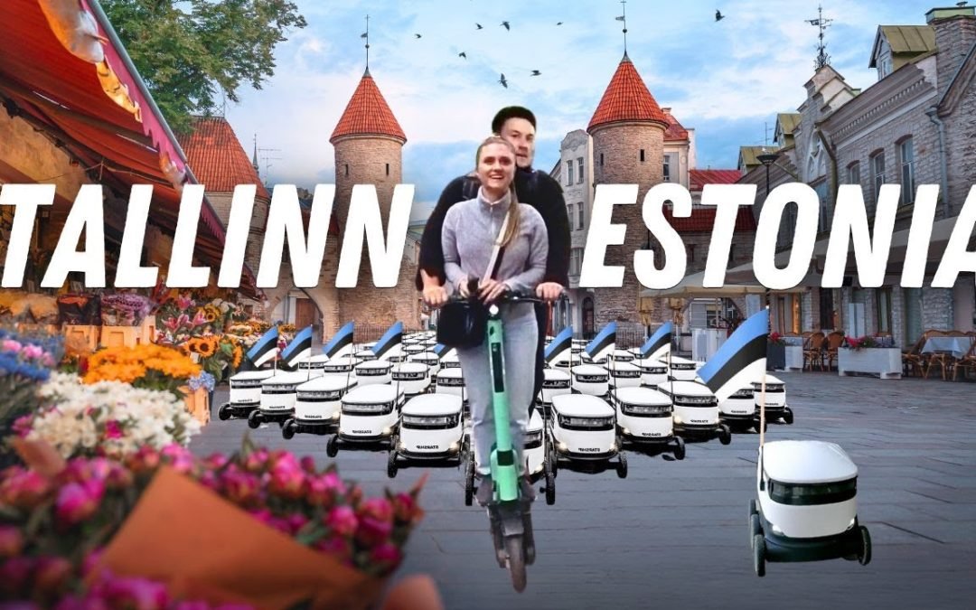 Robots have taken over Tallinn, Estonia! (The most FUTURISTIC city in Europe)