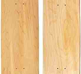 Moose Blank Skateboard Deck – Premium 7-Ply Maple Construction – Natural Wood – Choose from 10 Sizes