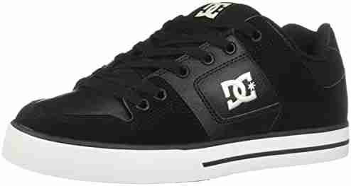 DC Men’s Pure Low Top Lace Up Casual Skate Shoe Sneaker