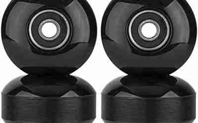 4pcs 52mm 95A Skateboard Wheels with Bearings, Street Wheels Skateboards Tricks Cruiser