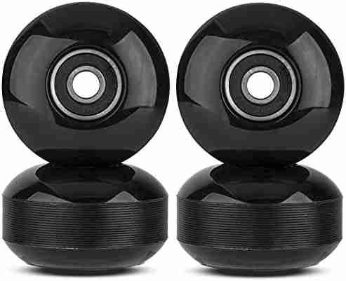 4pcs 52mm 95A Skateboard Wheels with Bearings, Street Wheels Skateboards Tricks Cruiser