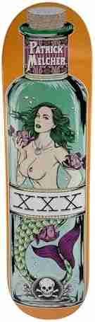 Death – Patrick Meltcher Mermaid Skateboard Deck with Grip Tape (8.5)