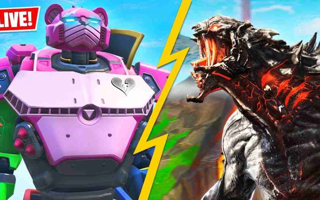 ROBOT vs MONSTER EVENT is HAPPENING NOW!! (Fortnite Battle Royale)