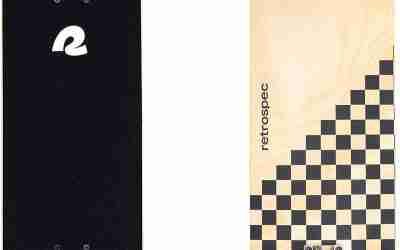 Retrospec Alameda Skateboard Complete | Canadian Maple Wood Deck w/ 5.5 Inch Aluminum Alloy Trucks for Commuting, Cruising, Carving & Downhill Riding