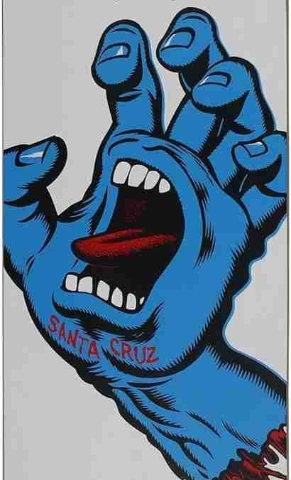 SANTA CRUZ Screaming Hand 8.25in x 31.8in Skateboard Decks