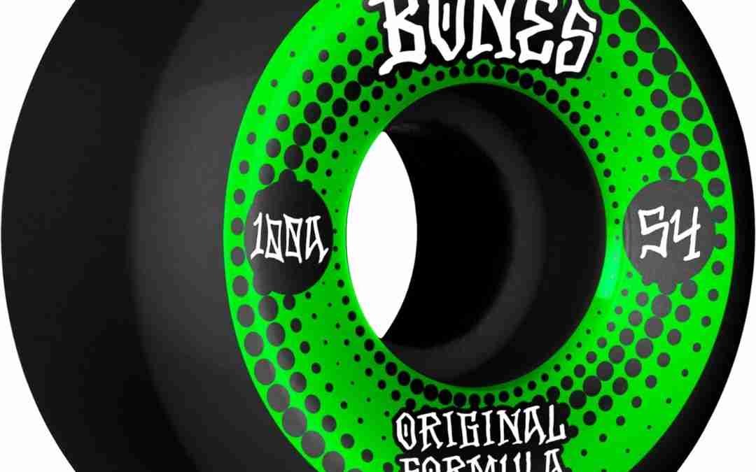 Bones Wheels OG Formula Skateboard Wheels Originals 100A V5 Sidecut 4 pk