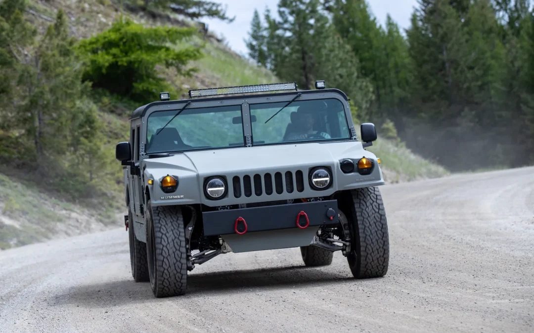 Tesla-powered Hummer H1 EV weighs half as much as GMC Hummer EV
