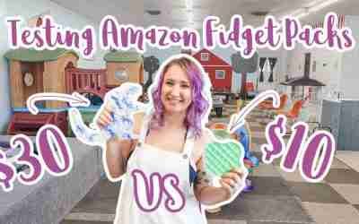 Comparing Amazon Fidget Packs | $30 Fidget Pack vs $10 Fidget Pack | #fidgets