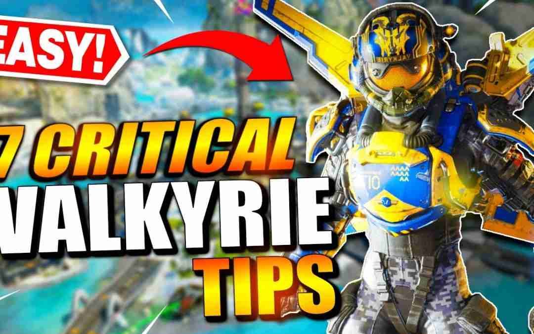 The Only 7 VALKYRIE TIPS YOU NEED For Apex Legends!