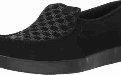 DC Men’s Villain Slip On Low Top Slipper Casual Sneaker Shoe