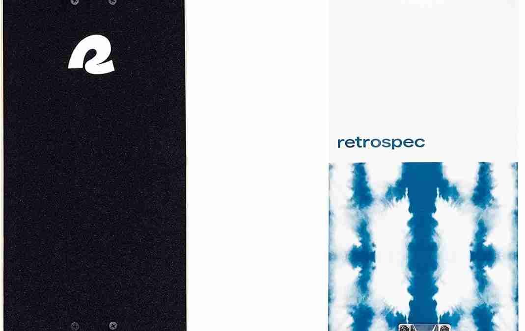 Retrospec Alameda Skateboard Complete | Canadian Maple Wood Deck w/ 5.5 Inch Aluminum Alloy Trucks for Commuting, Cruising, Carving & Downhill Riding