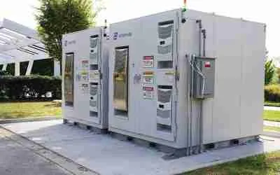 Nissan Leaf batteries get second life at automaker’s headquarters