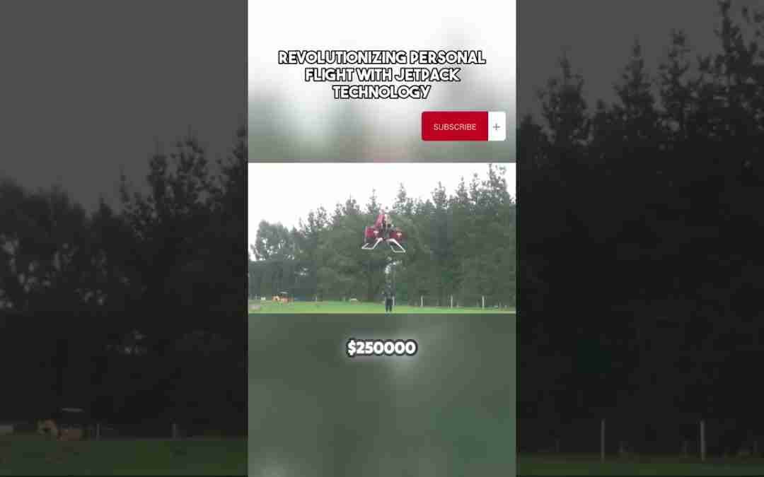 Revolutionizing Personal Flight Jetpack Technology #inventions #aitechnology #science #jetpacks
