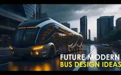 Future Modern Concept Bus Ideas, Public Transportation