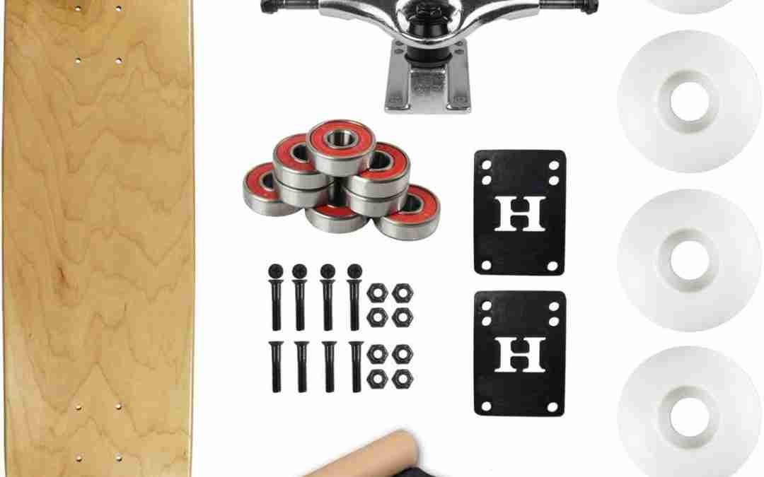 Moose Blank Skateboard Complete 7.75″ Natural with Silver Trucks and White Wheels