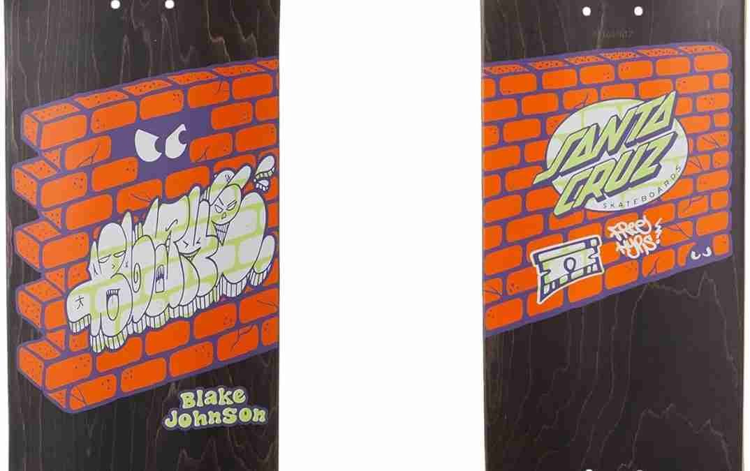 SANTA CRUZ Johnson Other Side Skateboard Deck – 8.375″