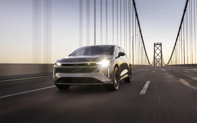 Lucid Gravity starts rolling off assembly line in production form