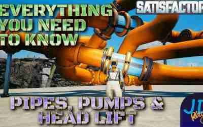 Pipes, Pumps, Spaghetti and Head Everything you Need to know 🏭 Satisfactory ⚒️ Tutorial, Walkthrough