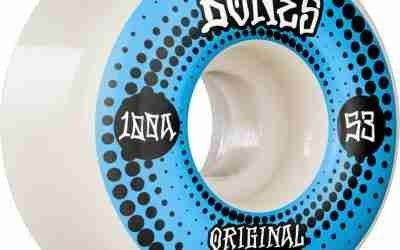 Bones Wheels OG Formula Skateboard Wheels Originals 100A V4 Wide 4 pk