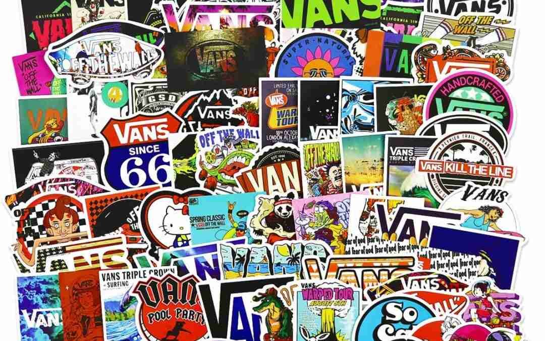 100pcs Cool Brand Skate Stickers for Teens Boys Adults Kids Waterproof Vinyl Aesthetic Stickers Skateboard Accessories for Laptop Water Bottles Luggage
