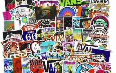 100pcs Cool Brand Skate Stickers for Teens Boys Adults Kids Waterproof Vinyl Aesthetic Stickers Skateboard Accessories for Laptop Water Bottles Luggage