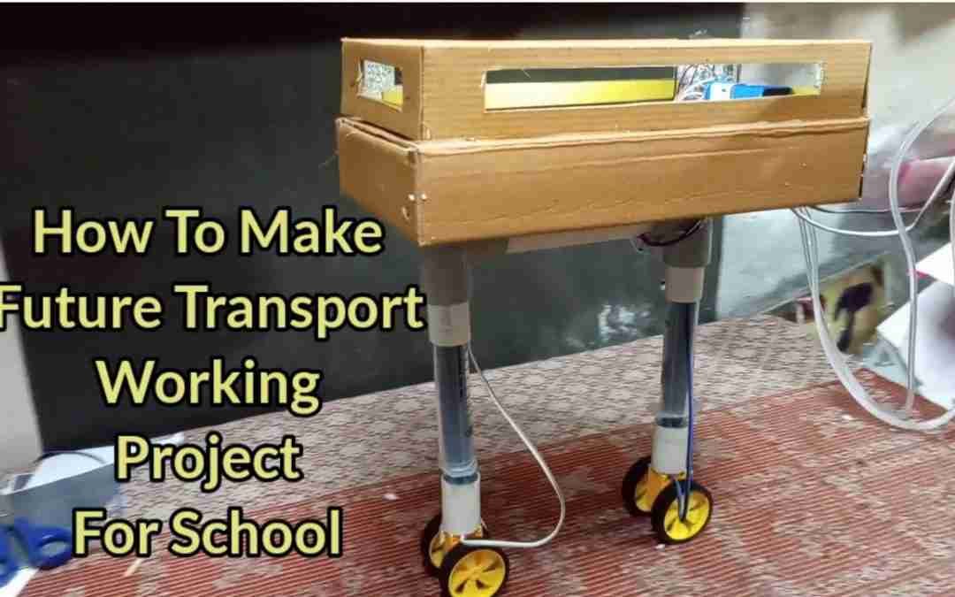 Future transport and communication model || working science project || transport working model