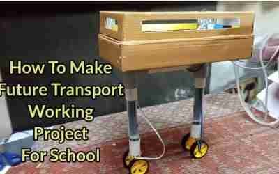 Future transport and communication model || working science project || transport working model