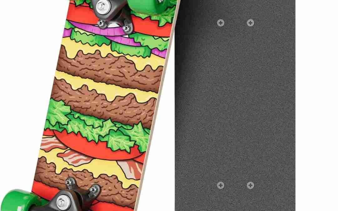 Rude Boyz 17″ Micro Complete Skateboard | Maple Wood | ABEC 7 Bearings | Double Kick Concave Deck | Kids Skateboard, Ideal Toddler Cruiser Ages 2-5