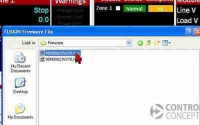 Firmware Upgrade: FUSION SCR Power Controller Tutorial 06