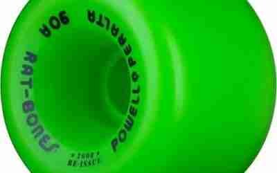 Powell Peralta Rat Bones Skateboard Wheels 60mm 90a – Green (4 Pack)