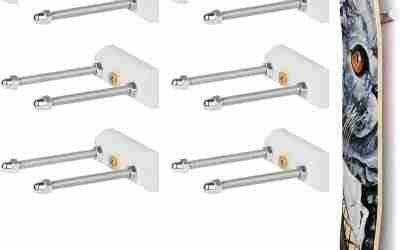 Alumy Skateboard Deck Display Wall Mount,Skate Deck Display Wall Mount for Skatebord Deck Display and Skateboard Deck Decoration