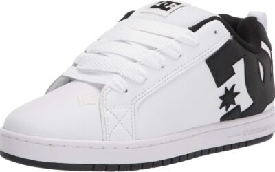 DC Men’s Court Graffik Casual Low Top Skate Shoe Sneaker